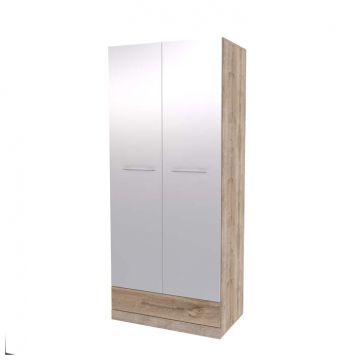 МС "Ницца" шкаф двухстворчатый комбинированный (420)-фото
